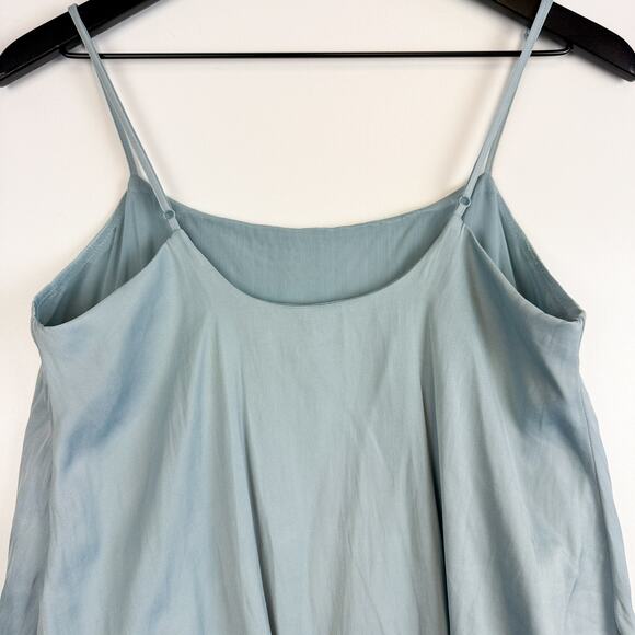 Intimately Free People Layered Cami Tank Top Satin Light Blue - Size S - Picture 7 of 9